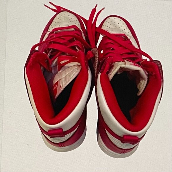 NIKE LADIES DUNK HIGH POINT SNEAKERS SZ 8 GREAT COND - Picture 8 of 10